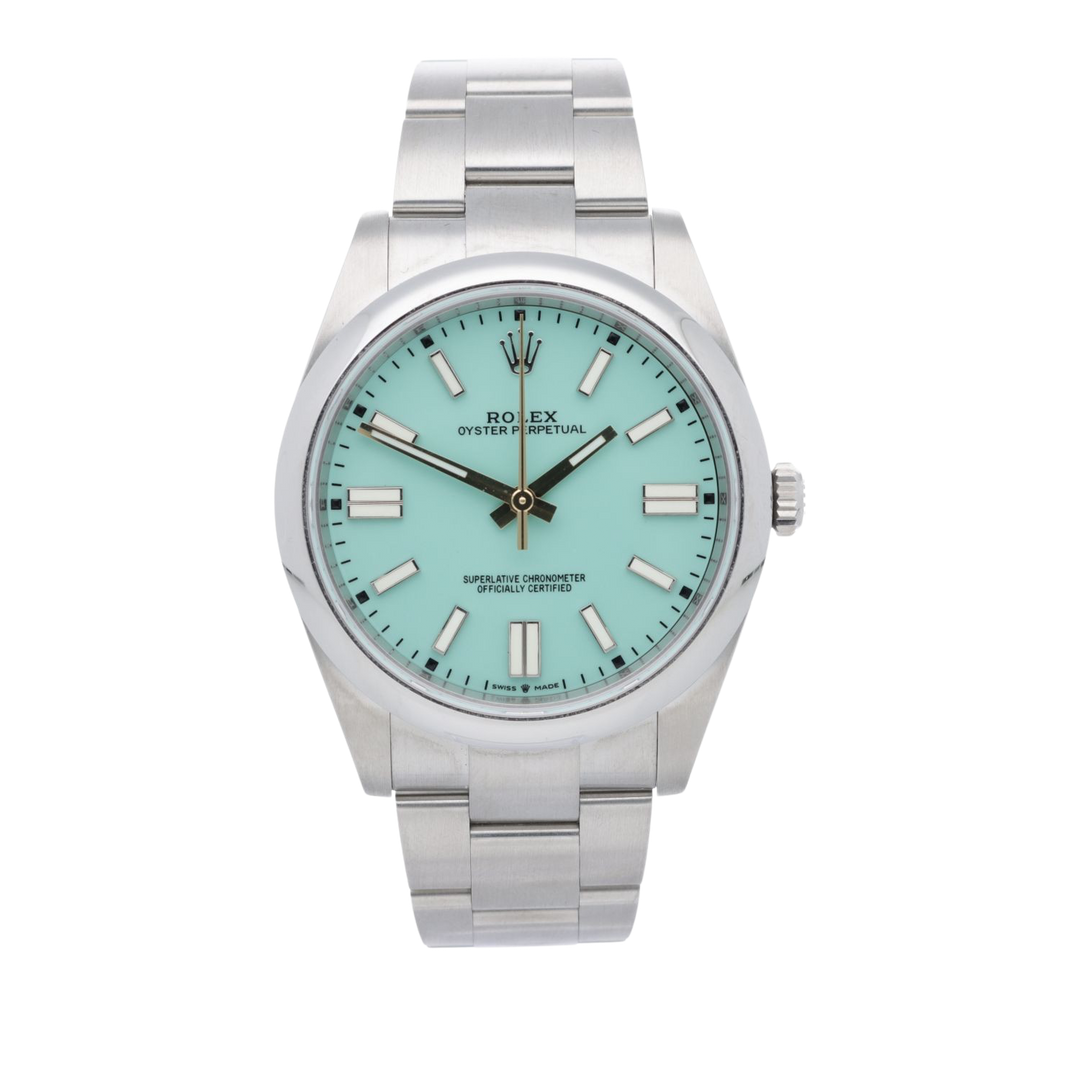 Rolex Oyster Perpetual 41 Tiffany AM DIal