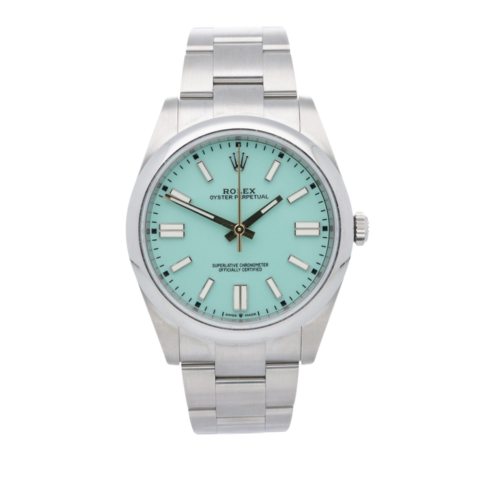 Rolex Oyster Perpetual 41 Tiffany AM DIal