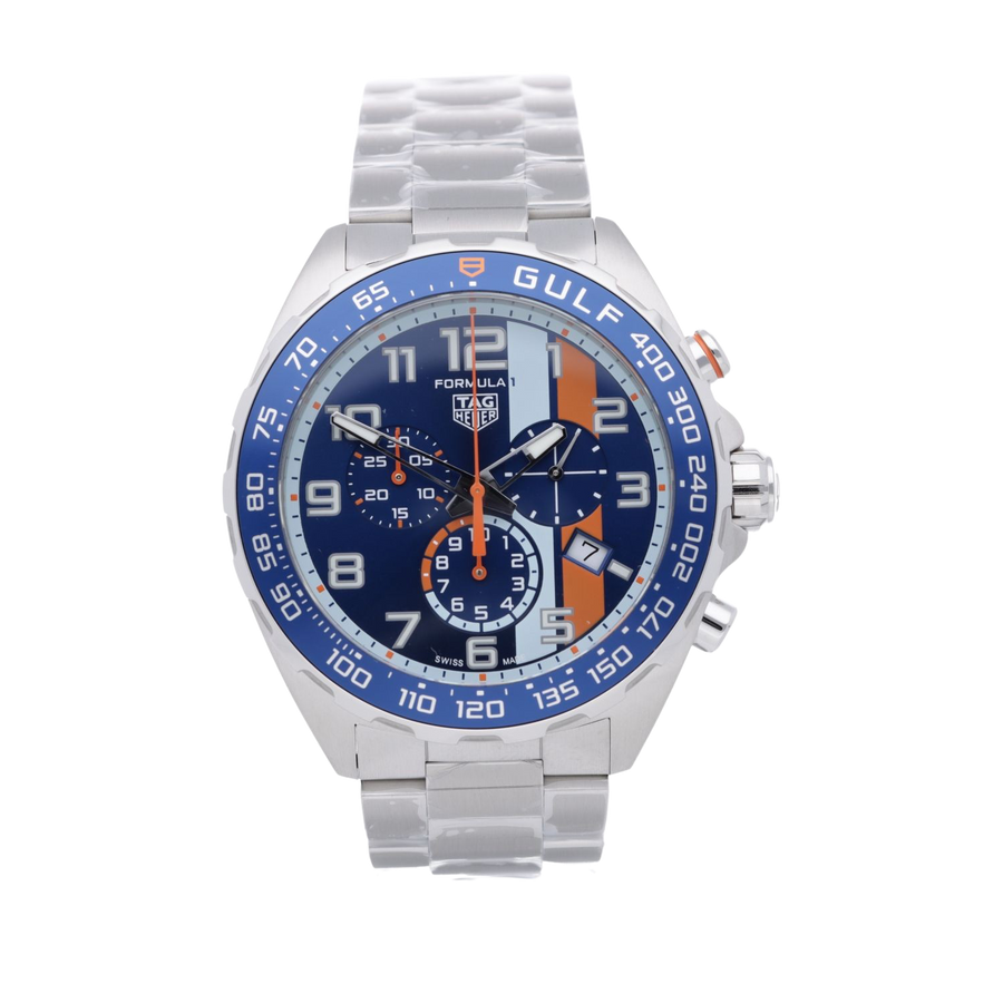 Tag Heuer Formula 1 Quarz Chronograph 43mm Gulf Spezial Edition