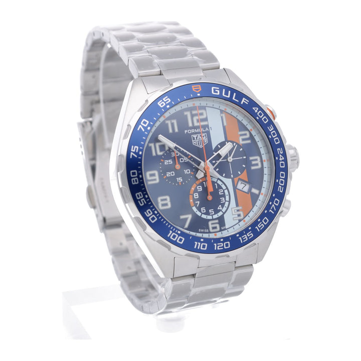 Tag Heuer Formula 1 Quarz Chronograph 43mm Gulf Spezial Edition