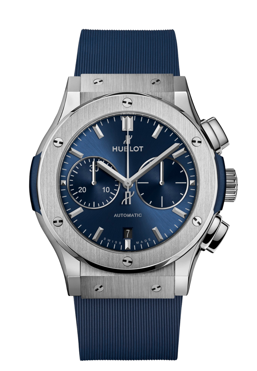 Hublot Classic Fusion Chronograph Titanium Blue