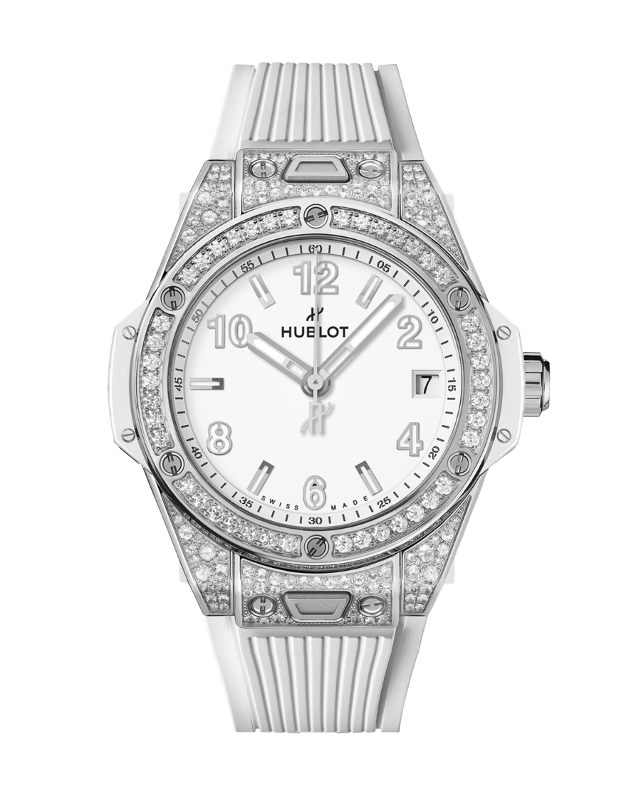 Hublot Big Bang One Click Steel White Pavé