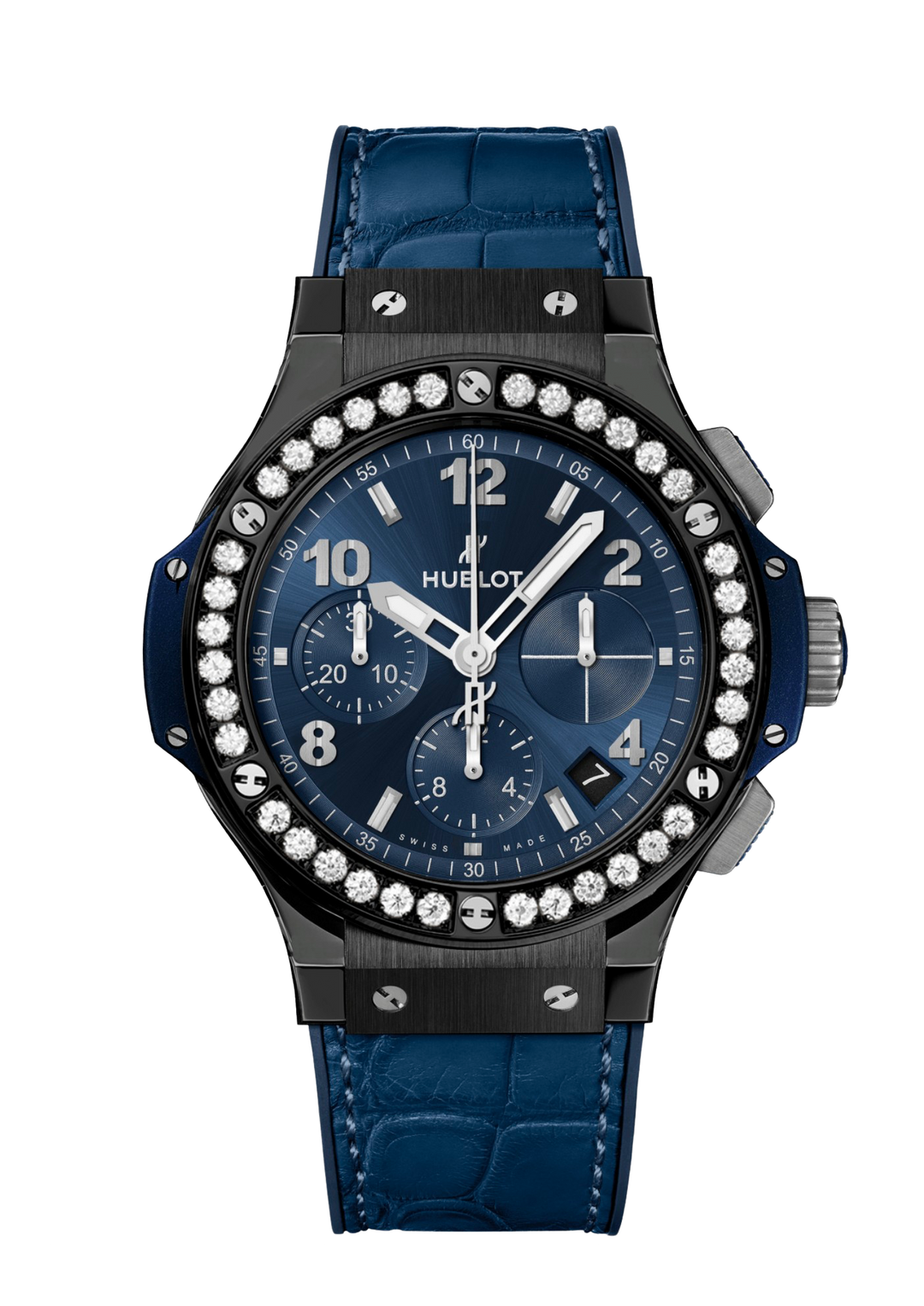 Hublot Big Bang Ceramic Blue Diamonds