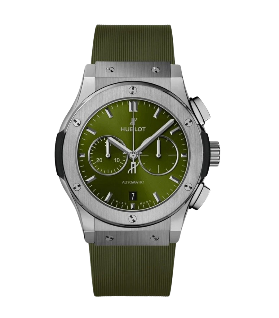 Hublot Classic Fusion Chronograph Titanium Green