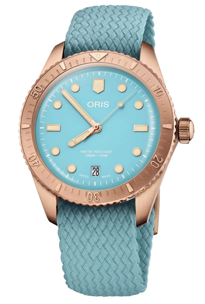 Oris Divers Sixty-Five Cotton Candy