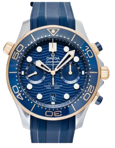 Omega Seamaster Diver 300M Co‑Axial Master Chronometer Chronograph 44 mm