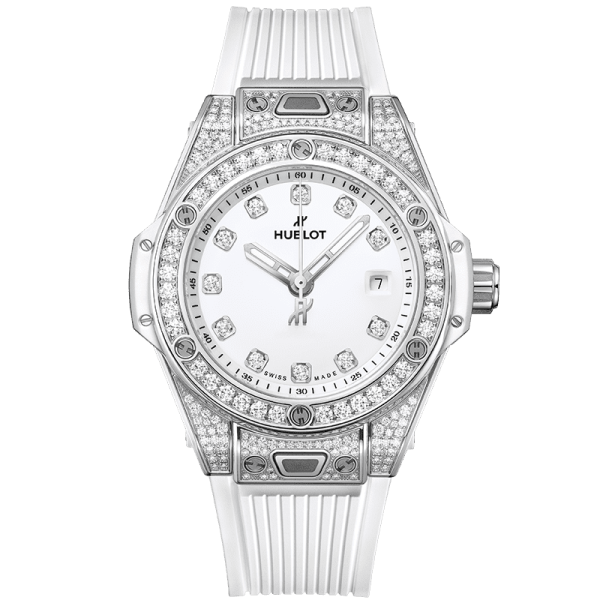 Hublot Big Bang One Click Steel White Pavé Diamonds