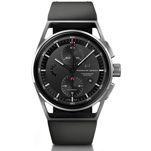 Porsche Design 1919 Chronotimer Flyback Schwarz & Leder