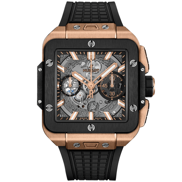 Hublot Square Bang Unico King Gold Ceramic